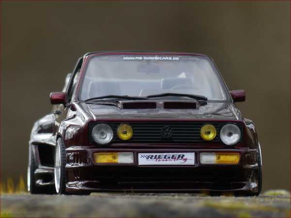 1:18 VW Golf 1 MK1 GTI Cabrio - RIEGER GTO CANDY FRED EDITION inkl OVP
